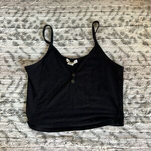 Bozzolo Black Camisole Top